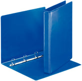 Esselte Essentials Presentation Ring Binder Polypropylene 4 D-Ring A4 25mm Rings Blue (Pack 10) 49732 DD